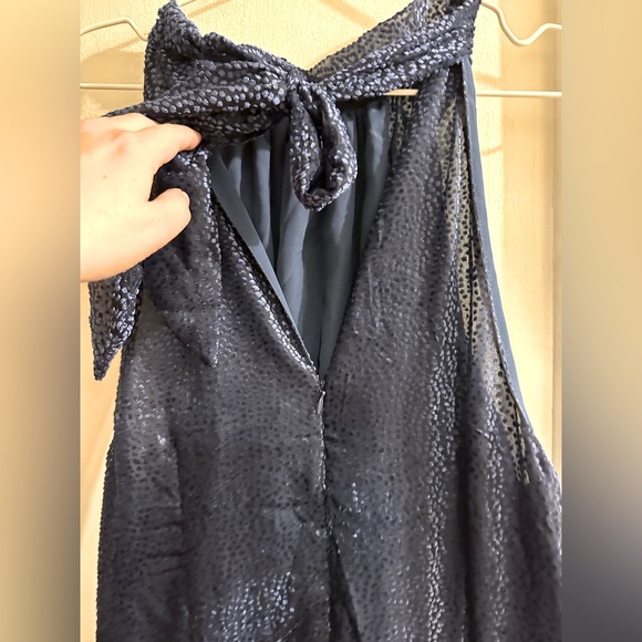 Elevenses size 14 blue halter jumpsuit - Picture 9 of 10